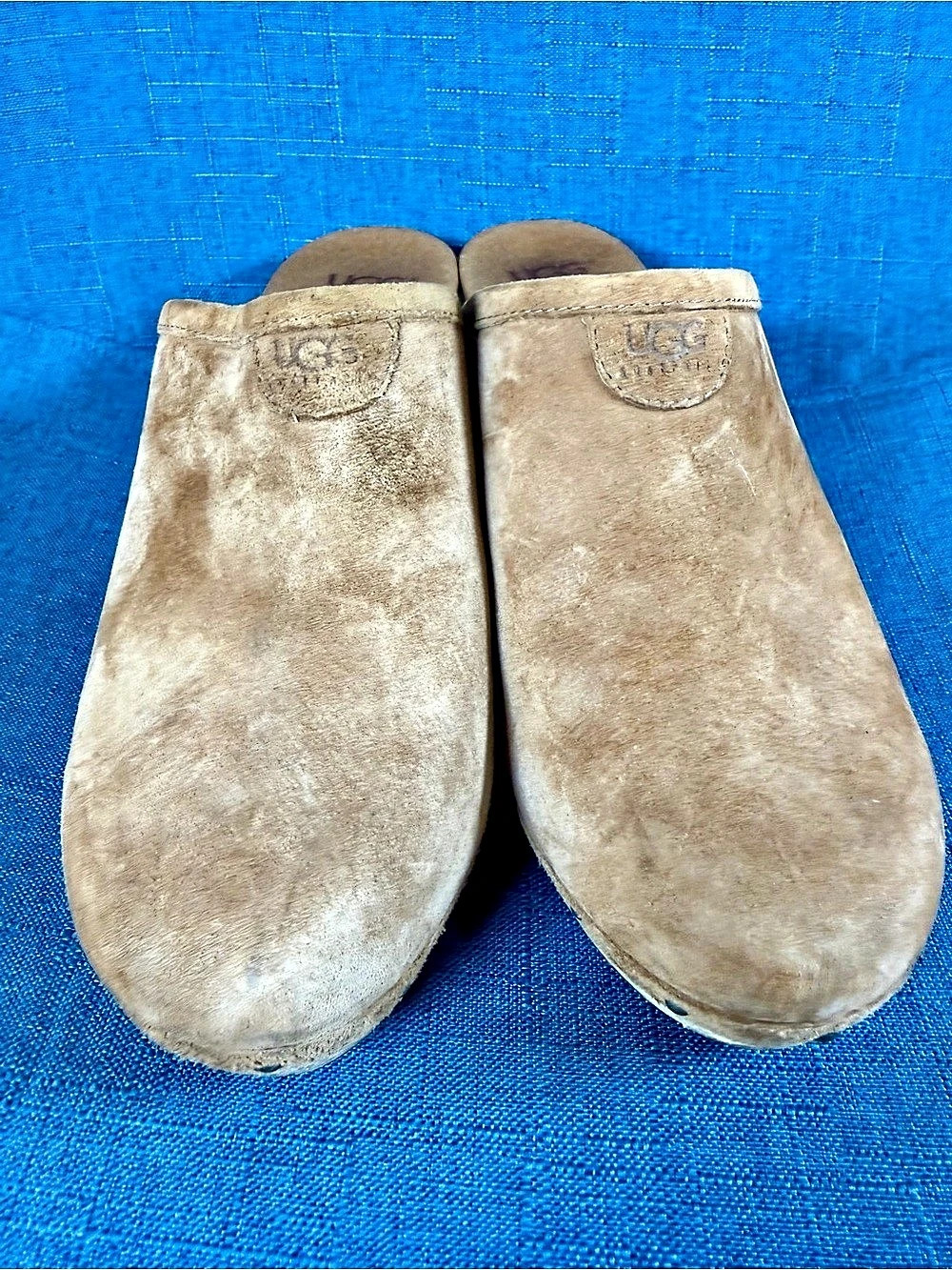 UGG Abbie Clog Suede Clogs Brown US 8